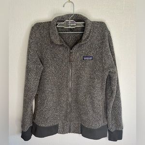 Patagonia Gray Fleece Woolyester Full-Zip Jacket